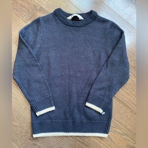 H&M navy long sleeve sweater toddler boys size 2-4